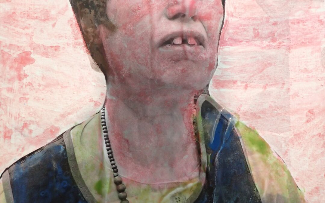 Painting portraits with a photocopy