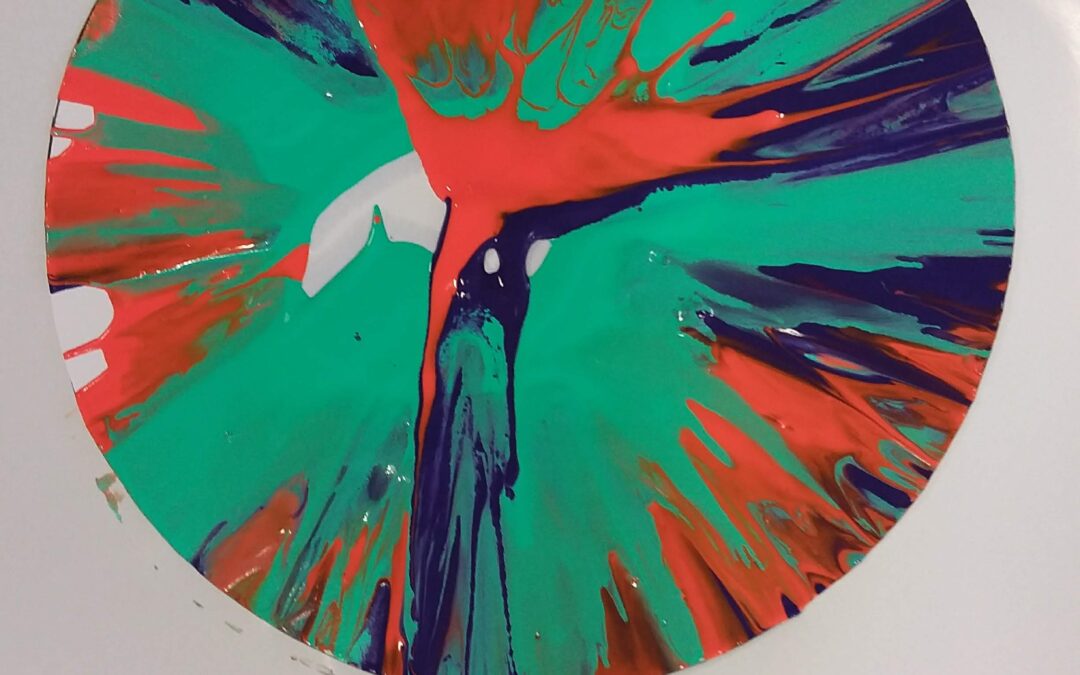 Salad Spinning Paintings